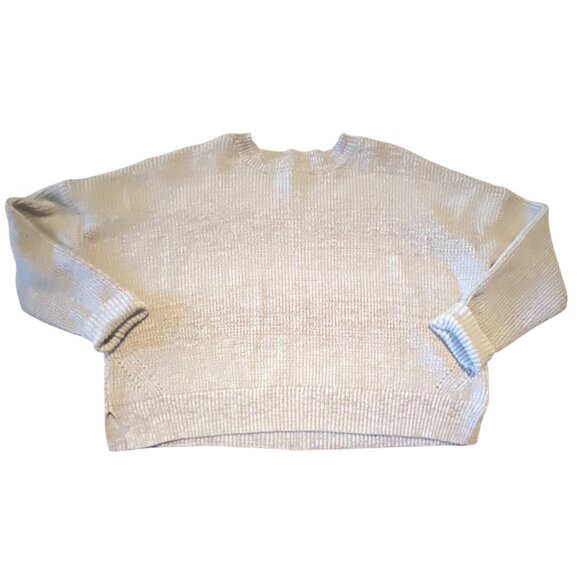 Duluth Trading Co XXL Beige Crewneck Sweater Heavy Knit Cotton Blend - Picture 1 of 7